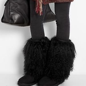 UGG Australia Tall Sheepskin Cuff Boots Size 6